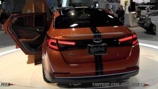 2012 Kia Optima Hybrid by West Coast Customs  DC Auto show [upl. by Comethuauc]