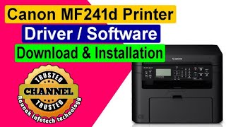 How to download amp install Canon image CLASS MF 241D Printer Driver  Printer Driver mf 241d install [upl. by Lucic]