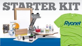 Screen Printing Silk Screening Starter Kit  How To Screen Print [upl. by Ponton63]