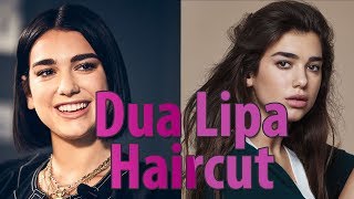 Dua Lipa Haircut  she has beautiful hair 💕 [upl. by Anas979]