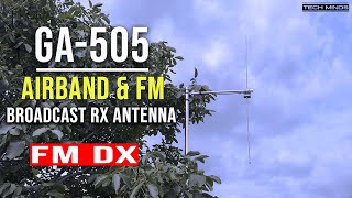 GA505 Airband amp FM Broadcast DX RX Antenna [upl. by Ahtimat]