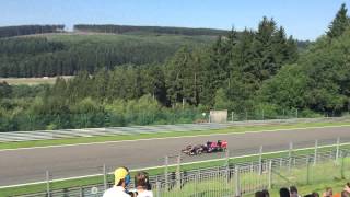 View from Kemmel Straight at 2015 Belgian Grand Prix [upl. by Stepha]