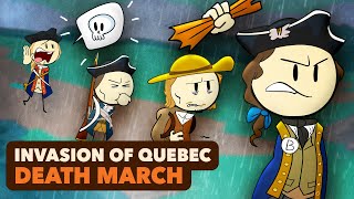 Invasion of Quebec Benedict Arnold’s Death March  US History  Extra History  Part 2 [upl. by Trina851]