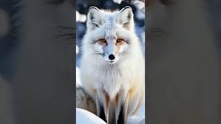 animals that turn white in winter ❄️❄️  winterseason animals arcticfox whiteanimals [upl. by Violetta]