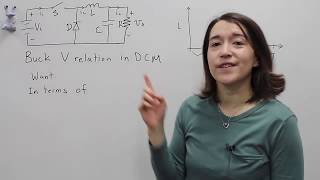 Buck Converter Voltage Equation in Discontinuous Conduction Mode DCM [upl. by Nnayr]