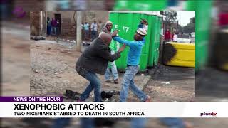 Xenophobic Attacks Two Nigerians Stabbed in South Africa [upl. by Hutner654]