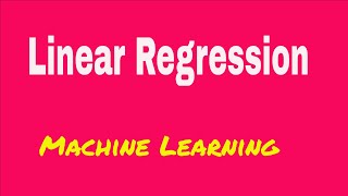 Linear Regression  Supervised Learning  Machine Learning [upl. by Ellie]