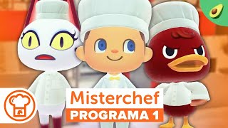 MISTERCHEF AGUACATE PRIMERA EXPULSIÓN PRIMER PROGRAMA 👨‍🍳 ANIMAL CROSSING NEW HORIZONS Parodia [upl. by Laehcym498]