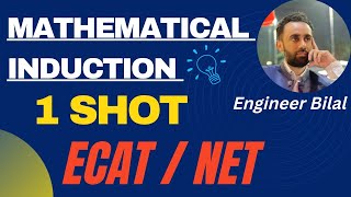 Mathematical Induction and Binomial Theorem 1 Shot l ECAT Math Preparation ll NUST NET Math Lectures [upl. by Elleira]