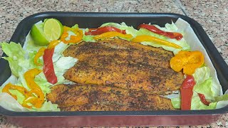 Tasty baked fish recipe mazedar baked fish banayen [upl. by Aramad]