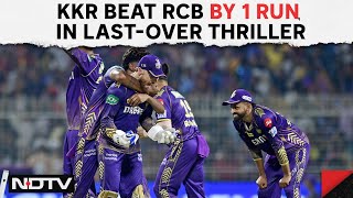 IPL 2024 KKR Sneak Home By One Run Against RCB After Final Over Drama [upl. by Yrome942]