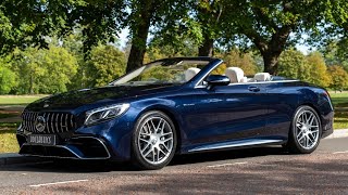 2024 MercedesBenz S63 V8 AMG Midnight Rider S63 AMG Convertible Interior Exterior 4K [upl. by Anuahc]