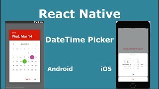 React Native DateTime Picker [upl. by Lekar393]