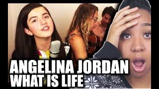 Angelina Jordan  What Is Life Acoustic  Reaction [upl. by Imis]