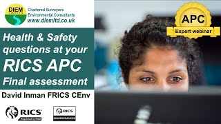 Health amp Safety questions at your RICS APC Final assessment [upl. by Call]