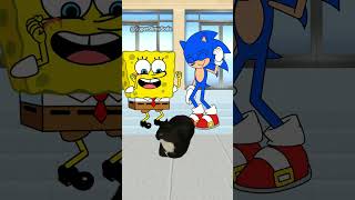 Maxwell The Cat Meme With Sonic Spongebob shorts [upl. by Ennoitna]