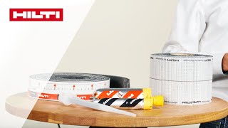 VORSTELLUNG der Brandschutzlösungen von Hilti  Drei Produkte für ihre Sanitäranwendung [upl. by Aissirac]