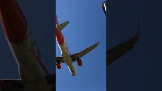 EasyJet landing at Glasgow airport 040924 [upl. by Nosirb]