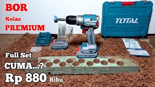 TOTAL CORDLESS IMPACT DRILL 13mm BRUSHLESS 20Volt [upl. by Onimixam815]