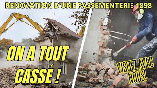 Visite du chantier après démolition  Cest IMPRESSIONNANT  Rénovation Extrème [upl. by Aray]