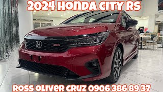 2024 Honda City 15 RS CVT Ignite Red Metallic [upl. by Sean]