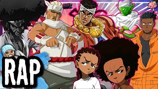 Black Anime Character Rap Cypher  GameboyJones ft Breeton Boi Diggz Da Prophecy amp More [upl. by Georges]