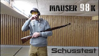 Mauser Karabiner 98k 8x57IS  Schusstest [upl. by Ojybbob725]