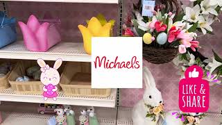 Michaels Decoración para Pascua 2024 Easter decoration in Michaels 2024 new nuevo [upl. by Sillaw]