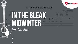 In the Bleak Midwinter Guitar Tab [upl. by Aenet]