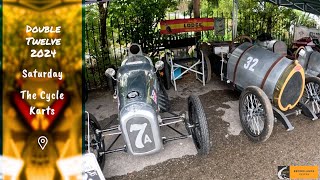 Brooklands Double 12 2024 Saturday The Cyclekarts [upl. by Yrnehnhoj757]