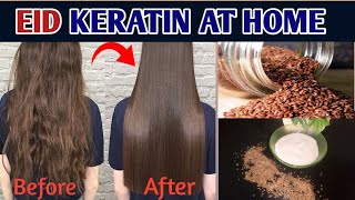 keratin hair treatment at home  keratin hair treatment for frizzy hair [upl. by Tattan]