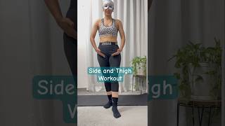 Side and Thigh Workout  flora fit exercise viralshort youtubeshortsshorts [upl. by Ainyt]