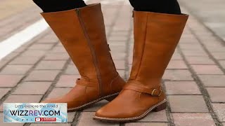 Winter Boots Fashionable Comfortable Waterproof Classic Solid Color Long Boots for Women Review [upl. by Conyers]