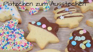 Butterplätzchen zum Ausstechen →🎄 [upl. by Peckham]