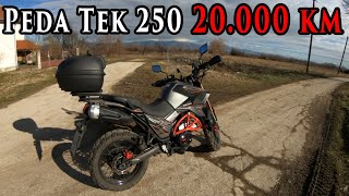 PEDA TEK 250  Review 20000 km [upl. by Aztilem106]