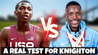 Erriyon Knighton vs Letsile Tebogo  Prefontaine Classic  Track And Field 2023 [upl. by Lyred]