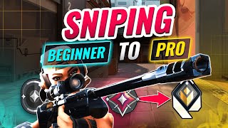 4 Levels of SNIPING Beginner to Pro  Valorant [upl. by Nalced]