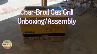 CharBroil 4BURNER GAS GRILL UnboxingAssembly [upl. by Leavitt162]