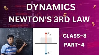 NEWTONS 3RD LAW DYNAMICS CLASS8 IIT FOUNDATION PART3 [upl. by Ella]