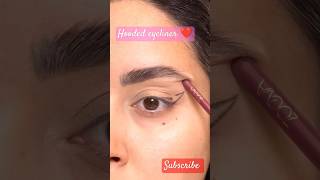 Liner tutorial for hooded eyes 👀❤️hooded eyeliner tutorial tiktok shorts viralvideo [upl. by Eppilihp]