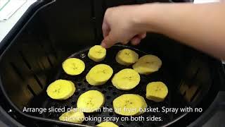 Air Fryer Plantains  Air Fryer Recipes  How to cook Plantains [upl. by Attikram447]