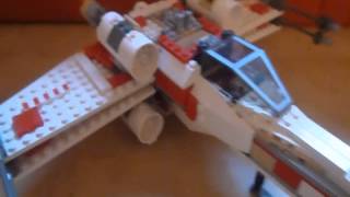 Lego Star Wars XWing Fighter Review german [upl. by Ecertak]