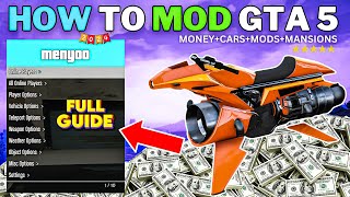 How To Install GTA 5 PC Mods 2024  FULL GUIDE MENYOO [upl. by Tarton800]