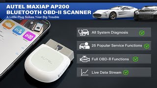 Become Your Own Car Expert with the Autel MaxiAP AP200 OBD2 Scanner [upl. by Malha]