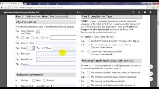 How To RenewReplace your Green Card  Your Permanent Residence Card Form I90 [upl. by Velda]