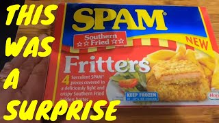 THE NEW SOUTHERN FRIED SPAM Fritters REVIEW [upl. by Rosario]