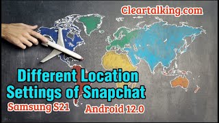 How to Change your Location Settings on Snapchat snapchat location [upl. by Yrocaj]