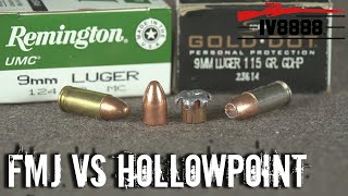 Ammo For Beginners FMJ VS Hollowpoint [upl. by Angell173]