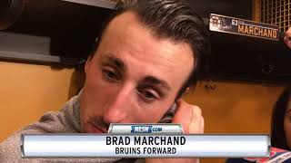 Brad Marchand Addresses Collision With Anthony Duclair [upl. by Ichabod]