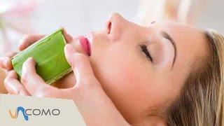 Cómo hacer una mascarilla facial casera con aloe vera [upl. by Denice164]